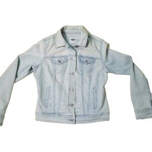 Old Navy Jeans Jacket Tag  M Light Wash Denim Ladies